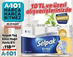 SELPAK YAĞ EMİCİ KAĞIT HAVLU SELPAK YAĞ EMİCİ KAĞIT HAVLU